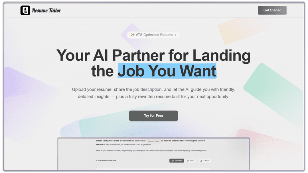 Resume Tailor AI